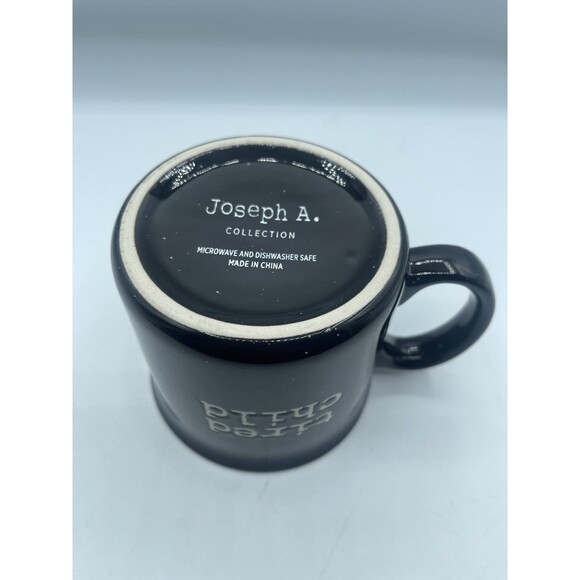 TIRED CHILD Joseph A. Collection 4" Black Mug - Microwave & Dishwasher Safe NEW - Picture 4 of 6